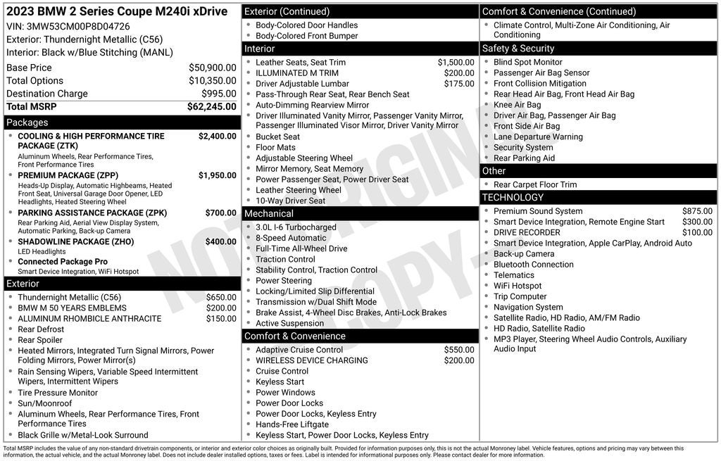 2023 BMW 2 Series M240i
